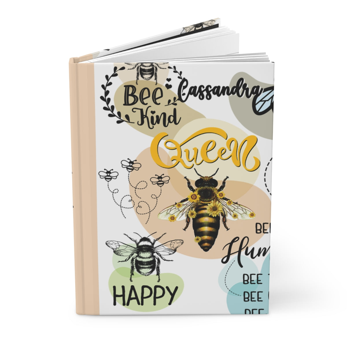 Personalised Hardcover Journal Matte, Queen Bee, awd-1460