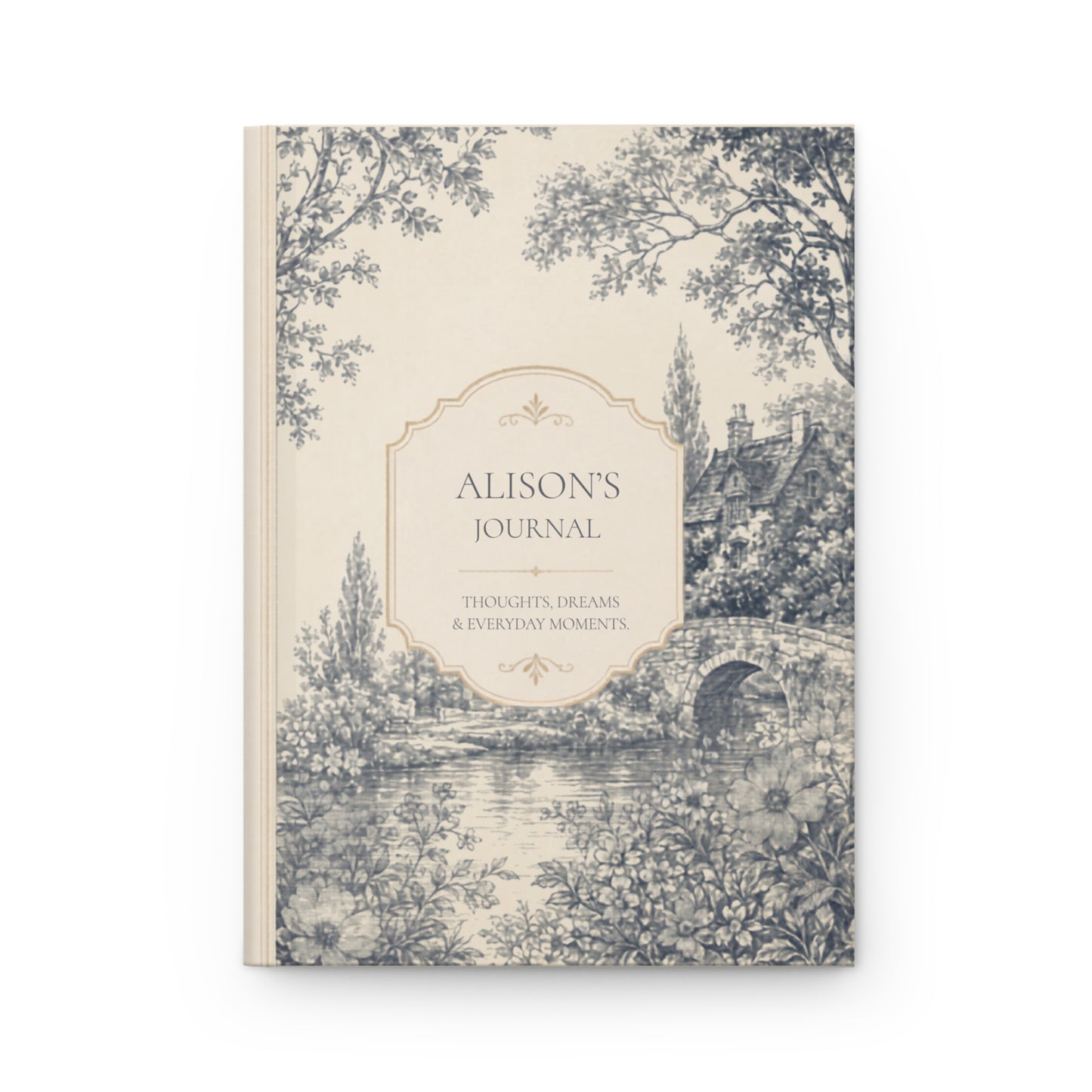 Personalized Hardcover Journal, Custom Notebook Gift, Elegant Journaling Keepsake, Customized Diary, Matte Finish Journal