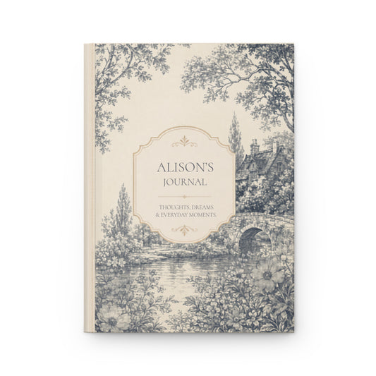 Personalized Hardcover Journal, Custom Notebook Gift, Elegant Journaling Keepsake, Customized Diary, Matte Finish Journal