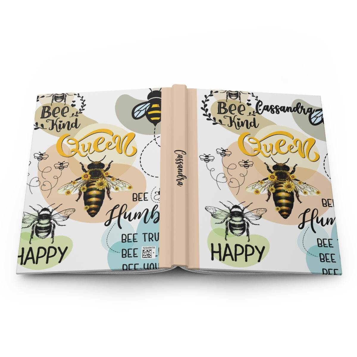 Personalised Hardcover Journal Matte, Queen Bee, awd-1460