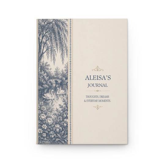 Personalized Hardcover Journal, Custom Name Diary, Stylish Matte Notebook, Lined Pages Journal, Thoughtful Gift for Writers