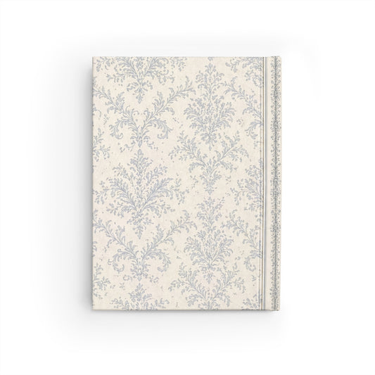 Personalised Journal | Custom Name Notebook | Toile Pattern Sketchbook | Elegant Floral Journal | Blank or Lined Notebook | Gift for Her