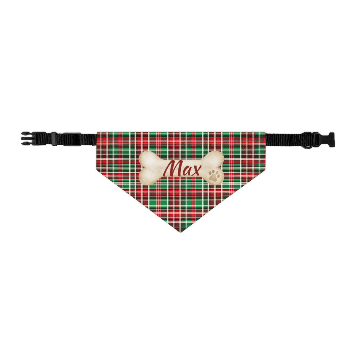 Tartan Collection 10 - Pet Tag Round and Bone Shape, Bandana, Lead, Dinner Bowl, Pet Bed