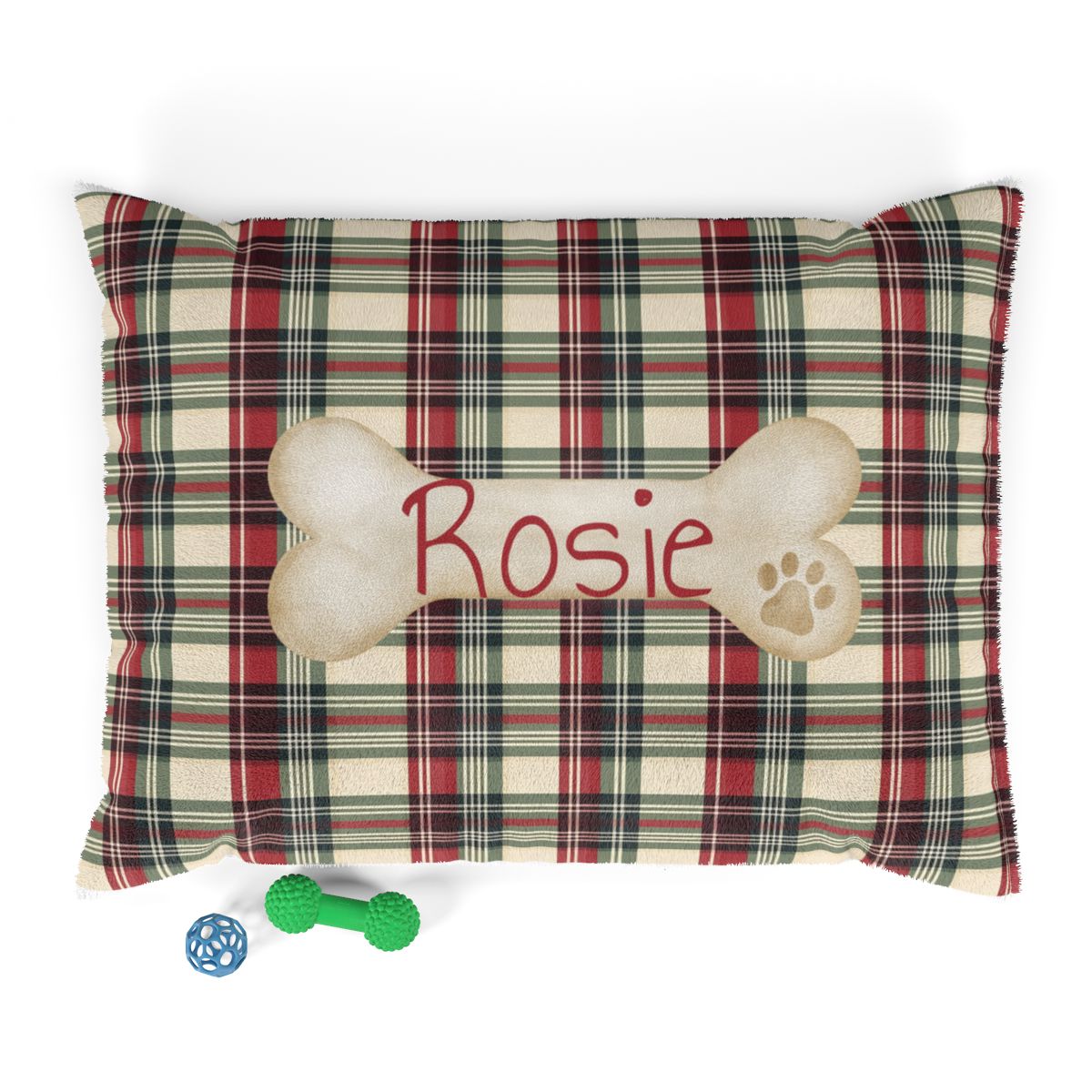 Tartan Collection 22 - Pet Tag Round and Bone Shape, Bandana, Lead, Dinner Bowl, Pet Bed