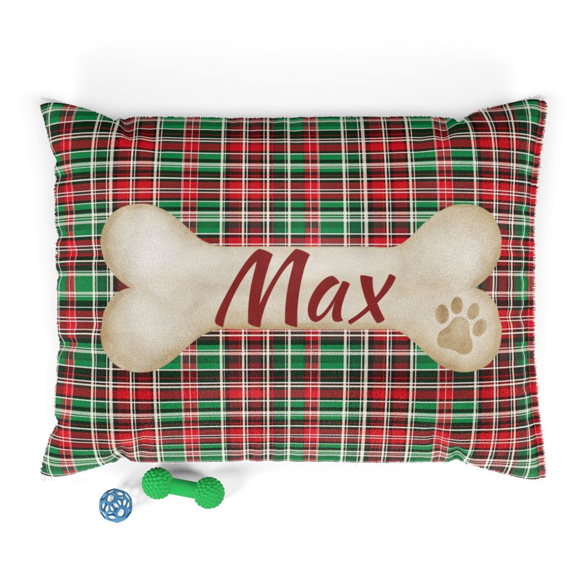 Tartan Collection 10 - Pet Tag Round and Bone Shape, Bandana, Lead, Dinner Bowl, Pet Bed