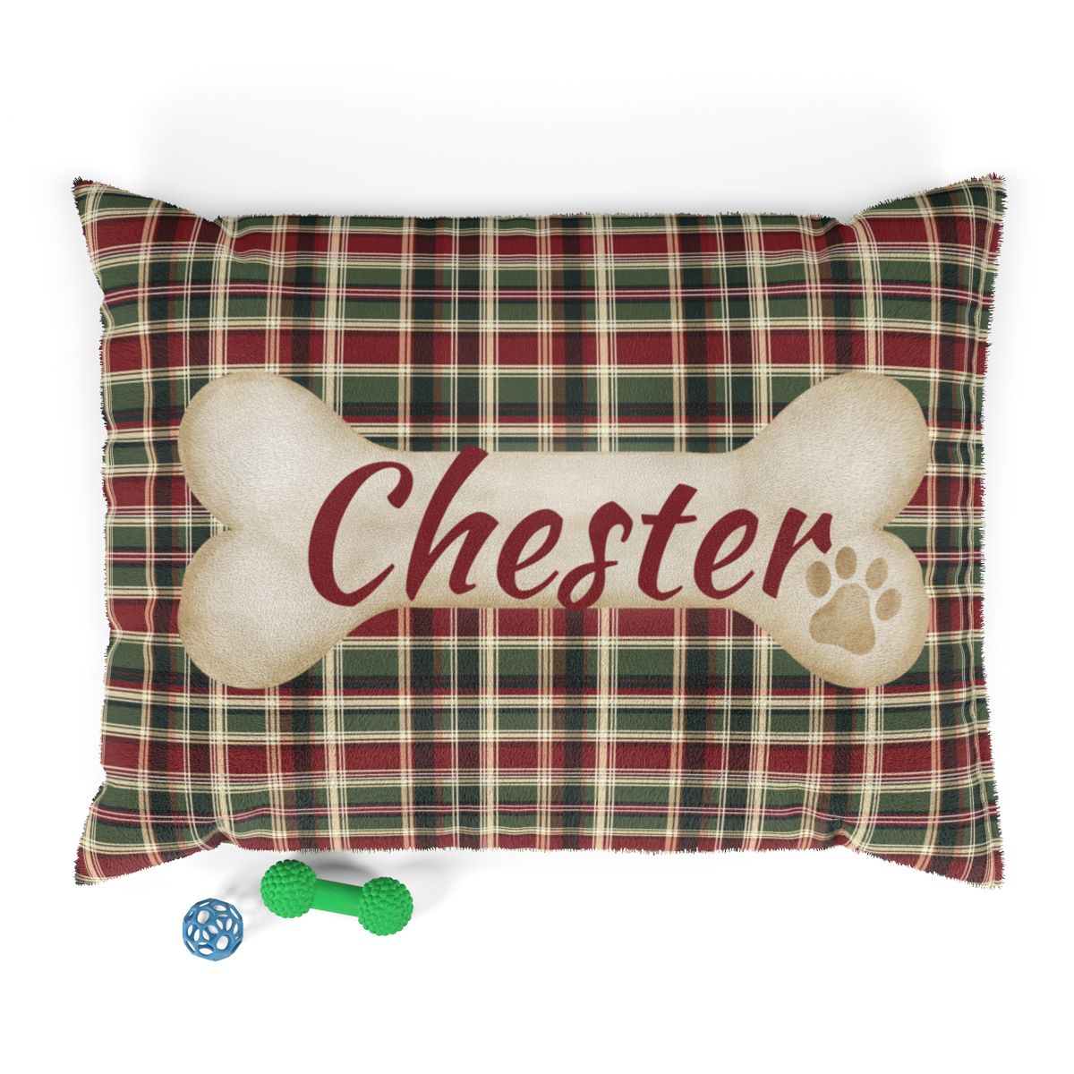 Tartan Collection 25 - Pet Tag Round and Bone Shape, Bandana, Lead, Dinner Bowl, Pet Bed