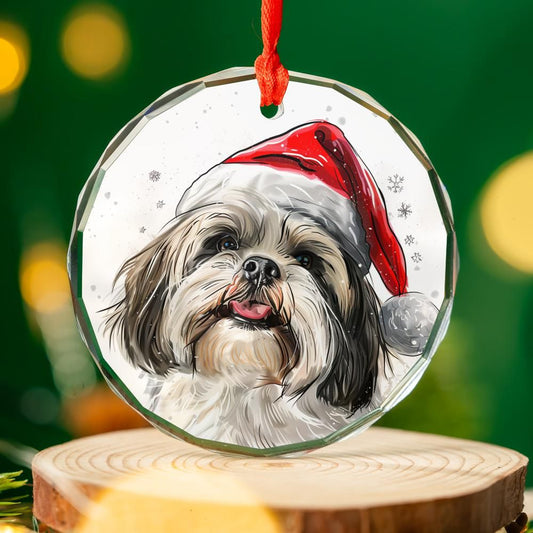 Lhasa-Apso-1 Christmas Ornament