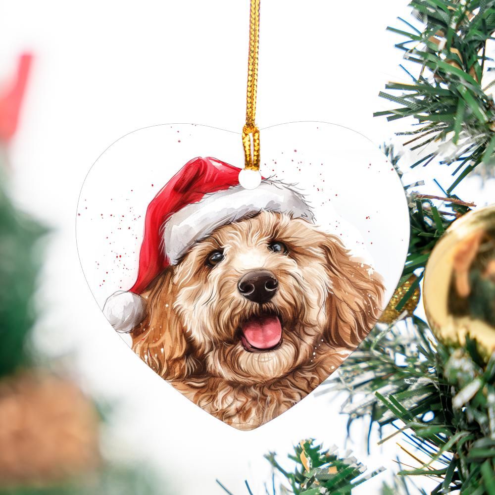 Goldendoodle-1 Christmas Ornament