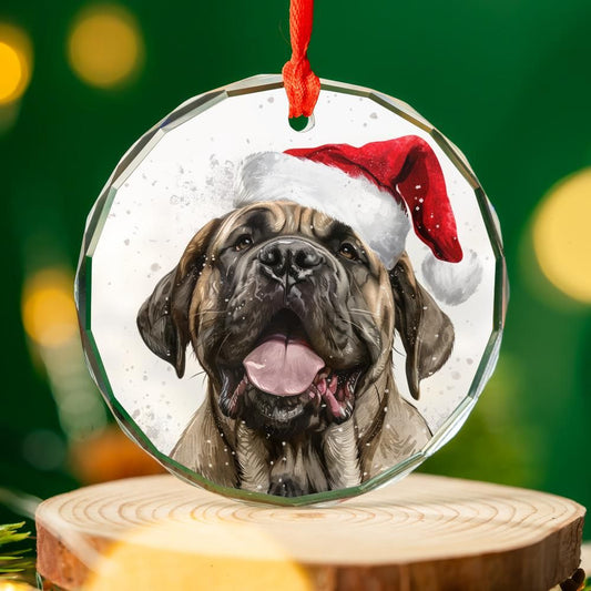 English-Mastiff-1 Christmas Ornament