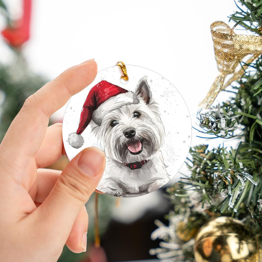 West-Highland-Terrier-1 Christmas Ornament