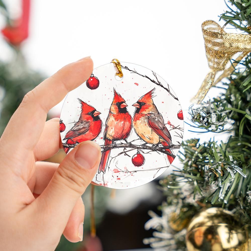 Cardinal Christmas Ornament 22