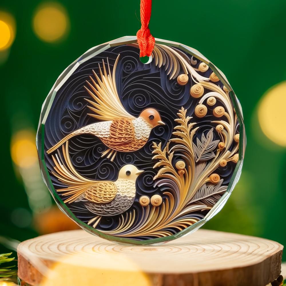 Christmas Ornaments Birds 4