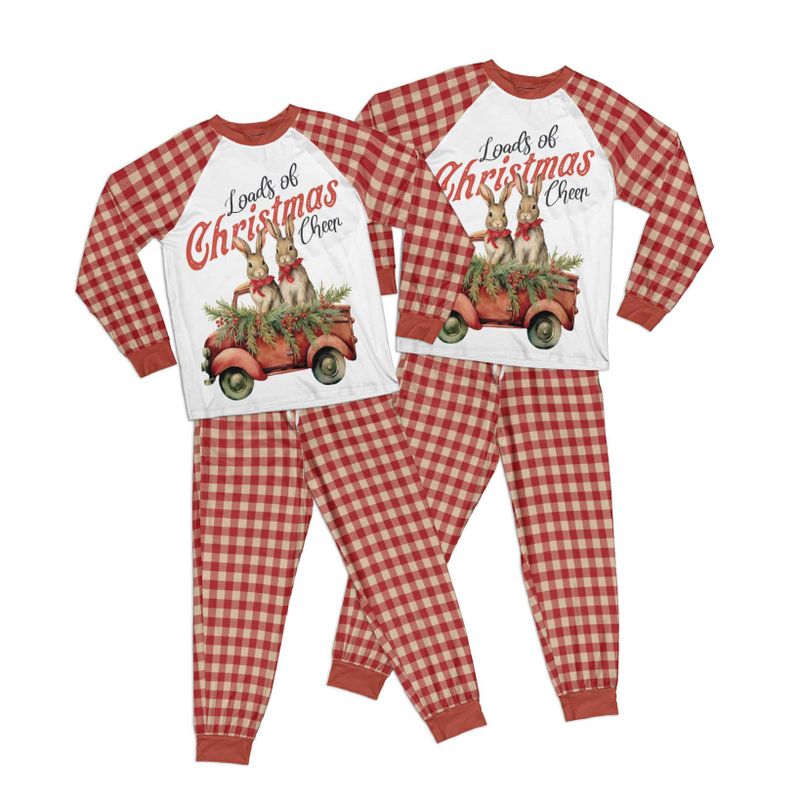 Country Christmas Loads of Christmas Cheer Adult Pajamas Set Matching