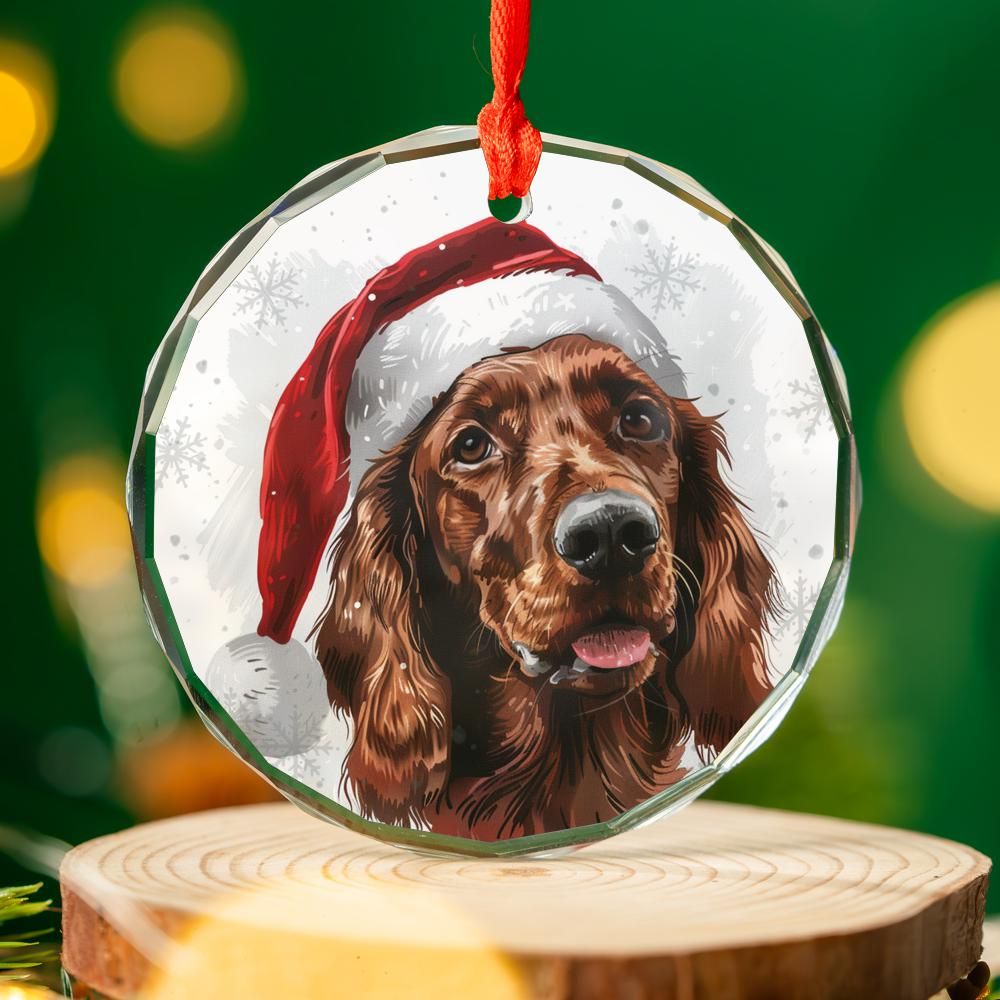 Irish-Setter-1 Christmas Ornament