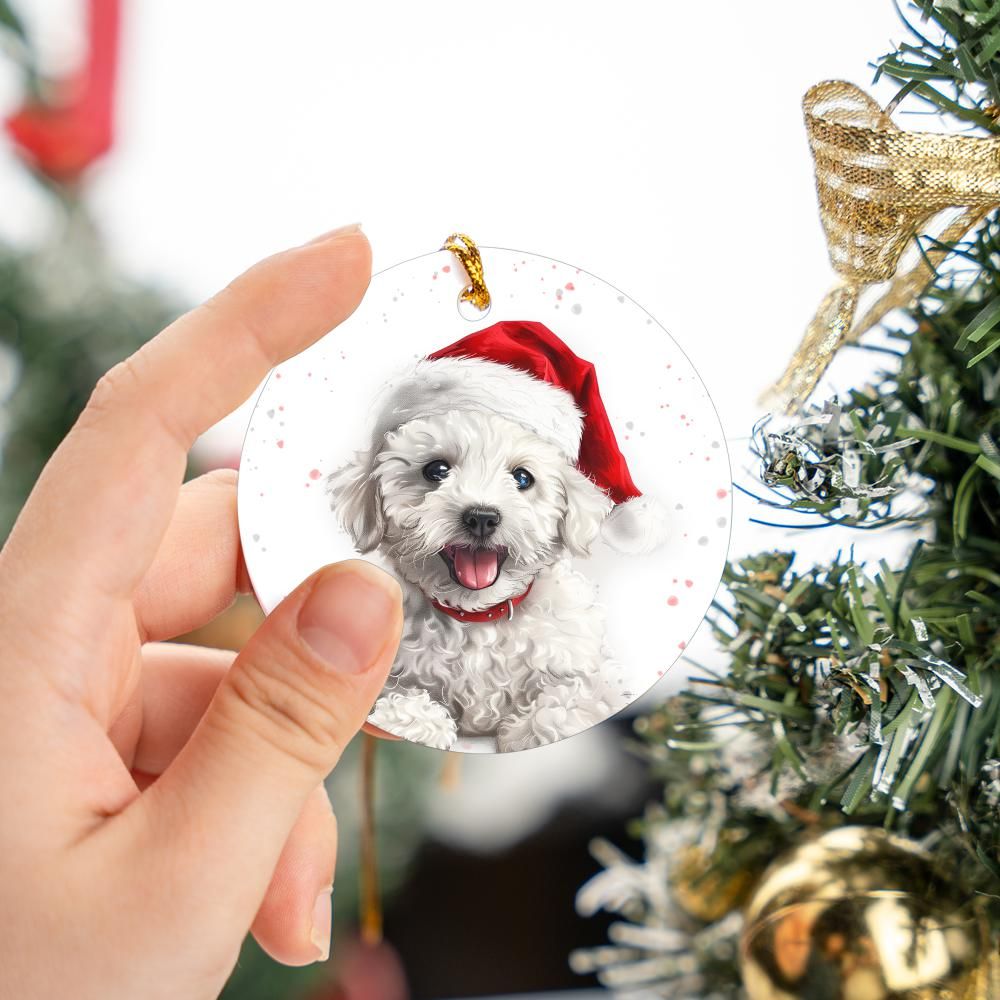 Bichon-Frise-2 Christmas Ornament