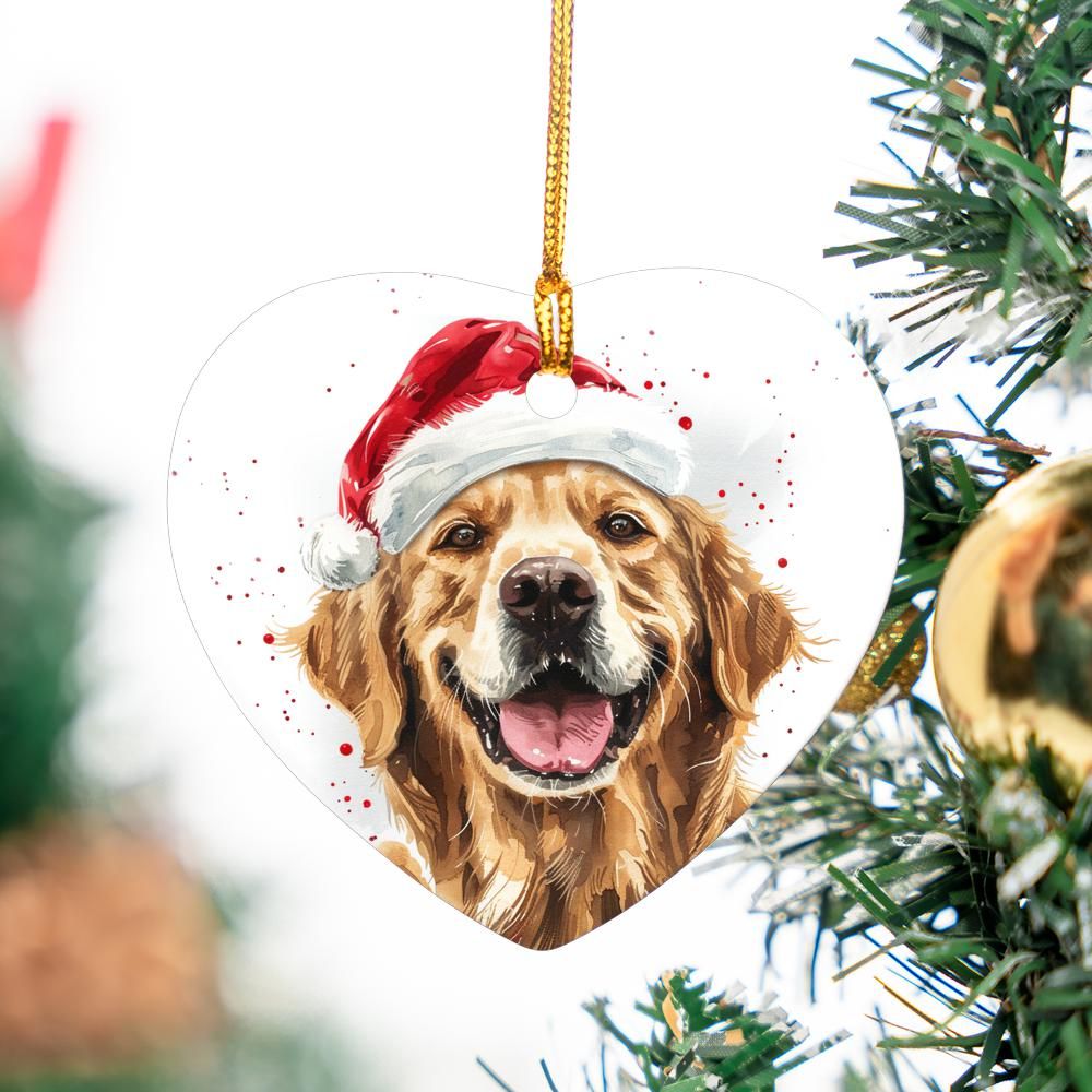 Golden-Retreiver-1 Christmas Ornament