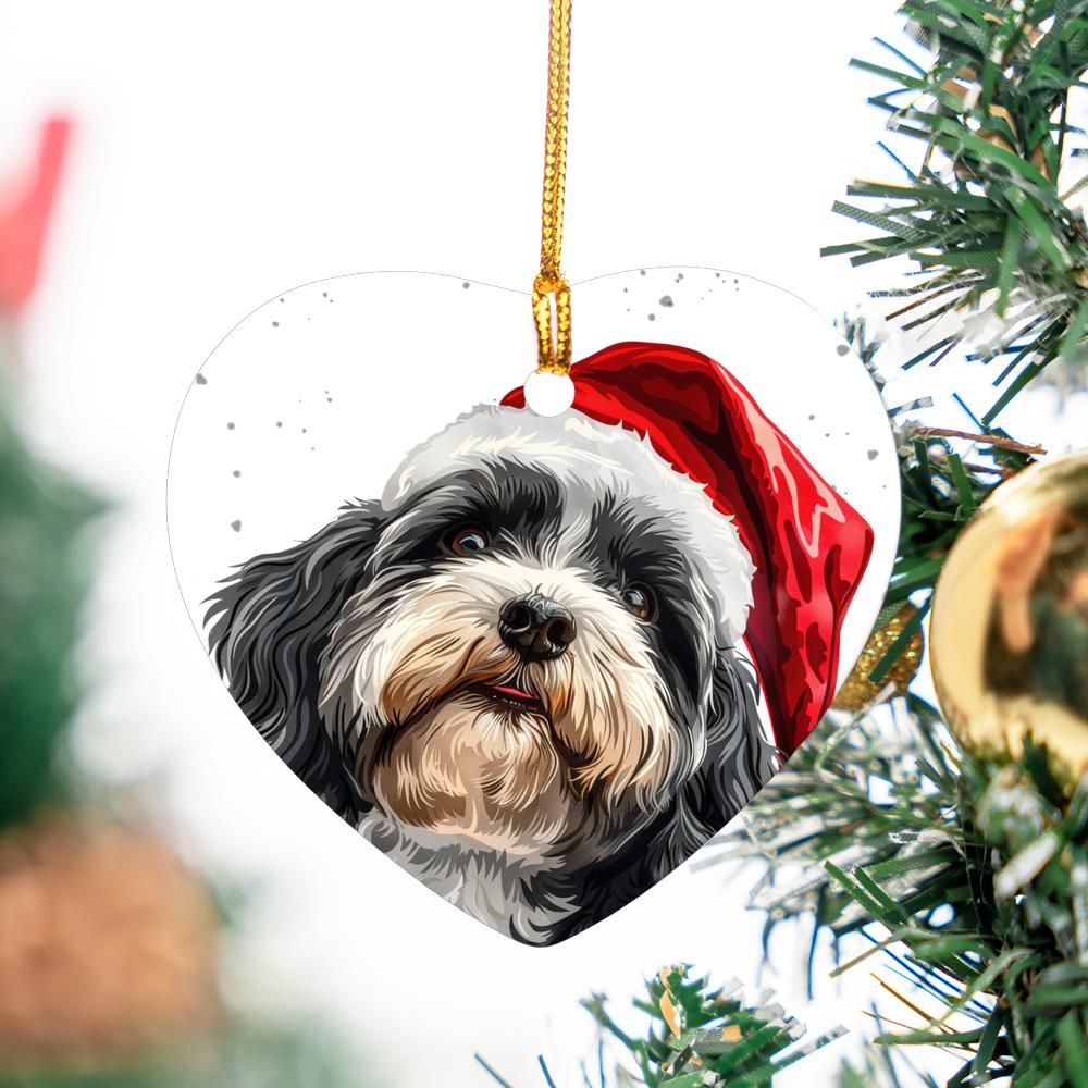 Havanese-3 Christmas Ornament