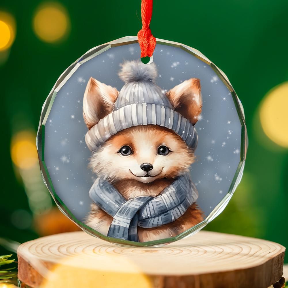 Christmas Ornament Fox 1