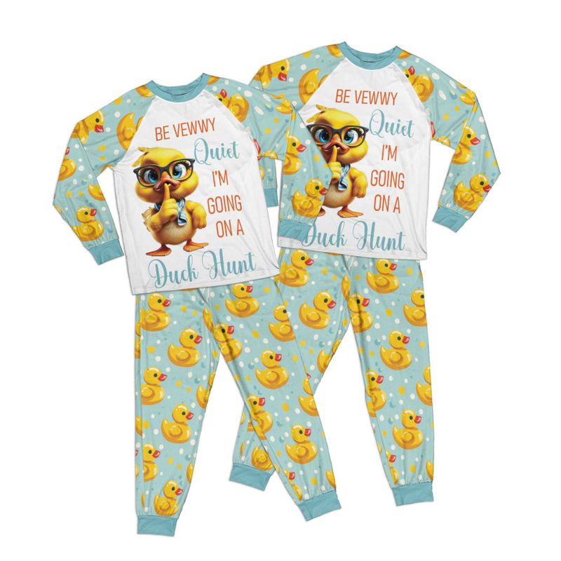 Be Vewwy Quiet I'm Going on a Duck Hunt Kid Pajamas Set