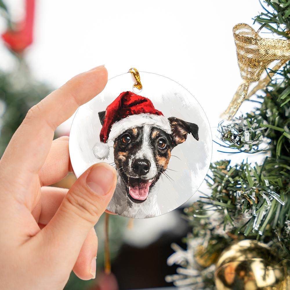 Smooth-Fox-Terrier-2 Christmas Ornament