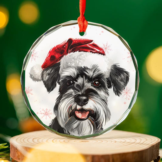 Schnauzer-2 Christmas Ornament