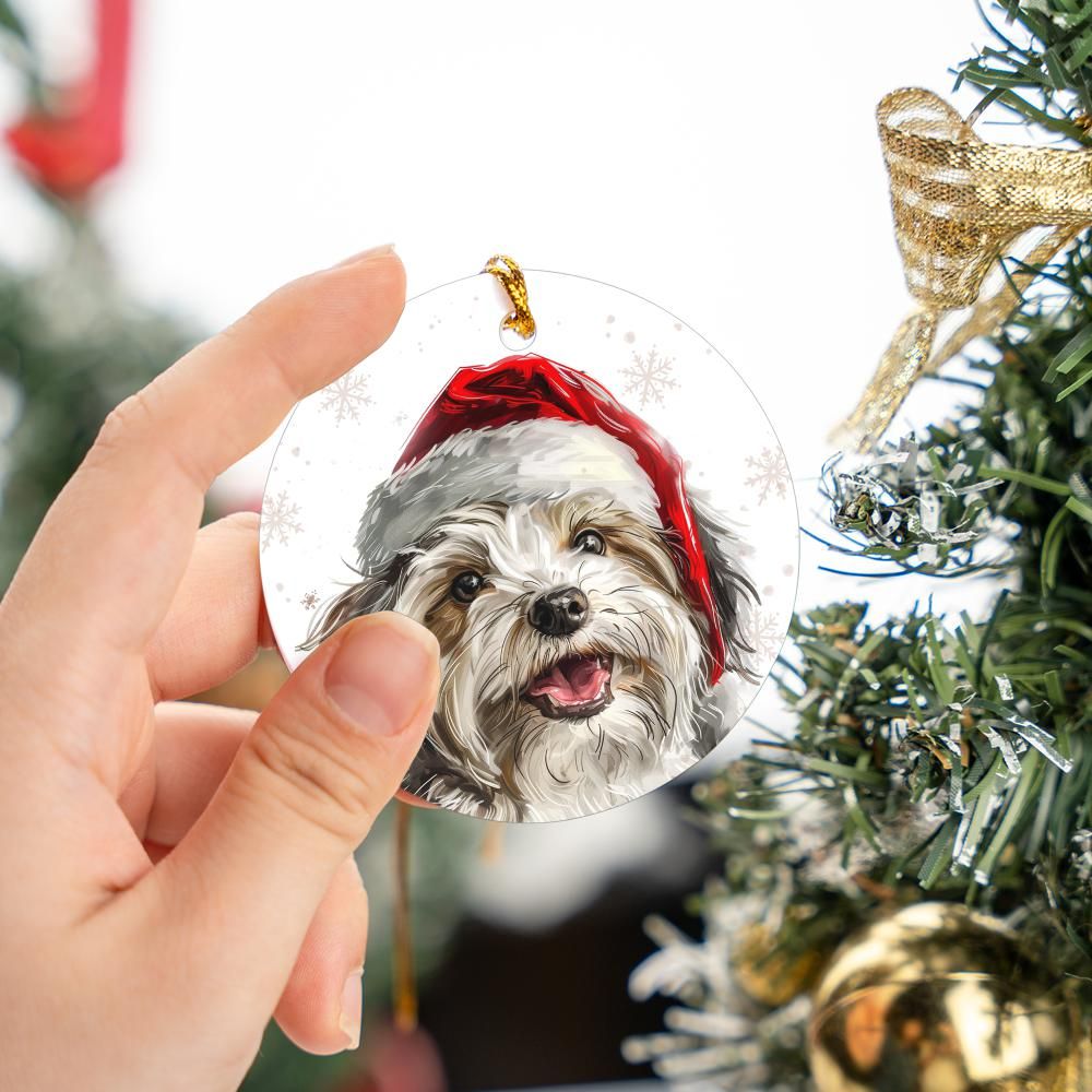 Havanese-2 Christmas Ornament