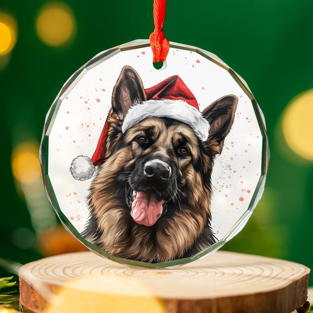 German-Shepherd-1 Christmas Ornament