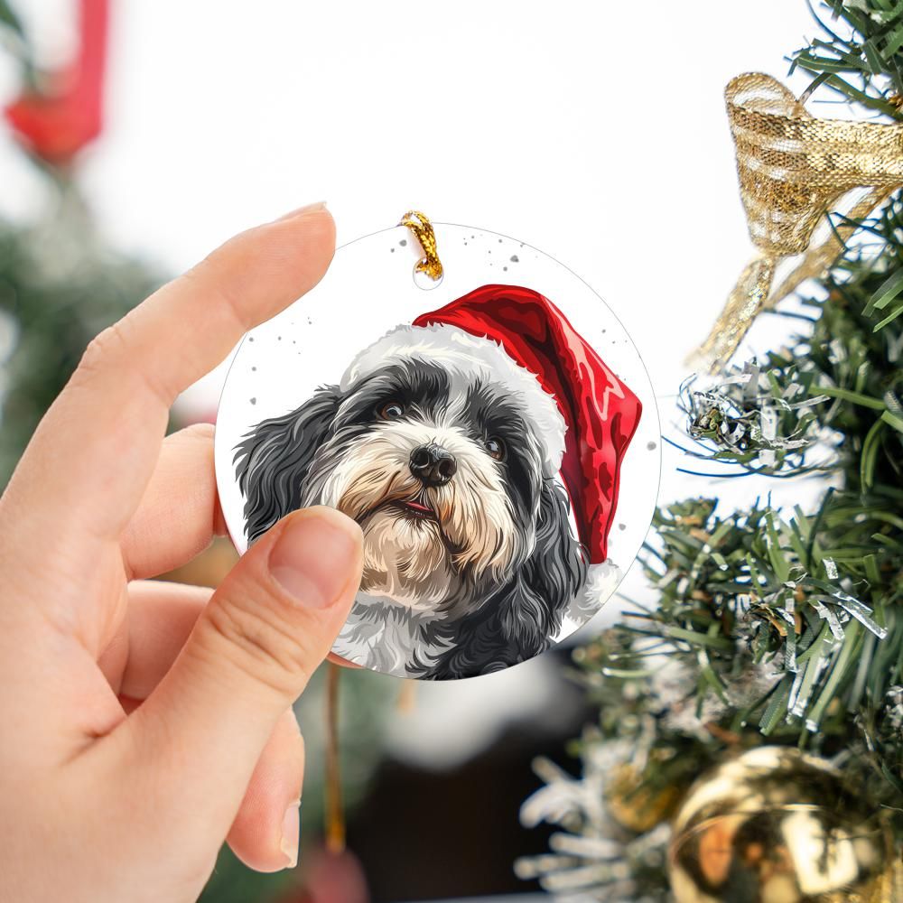 Havanese-3 Christmas Ornament