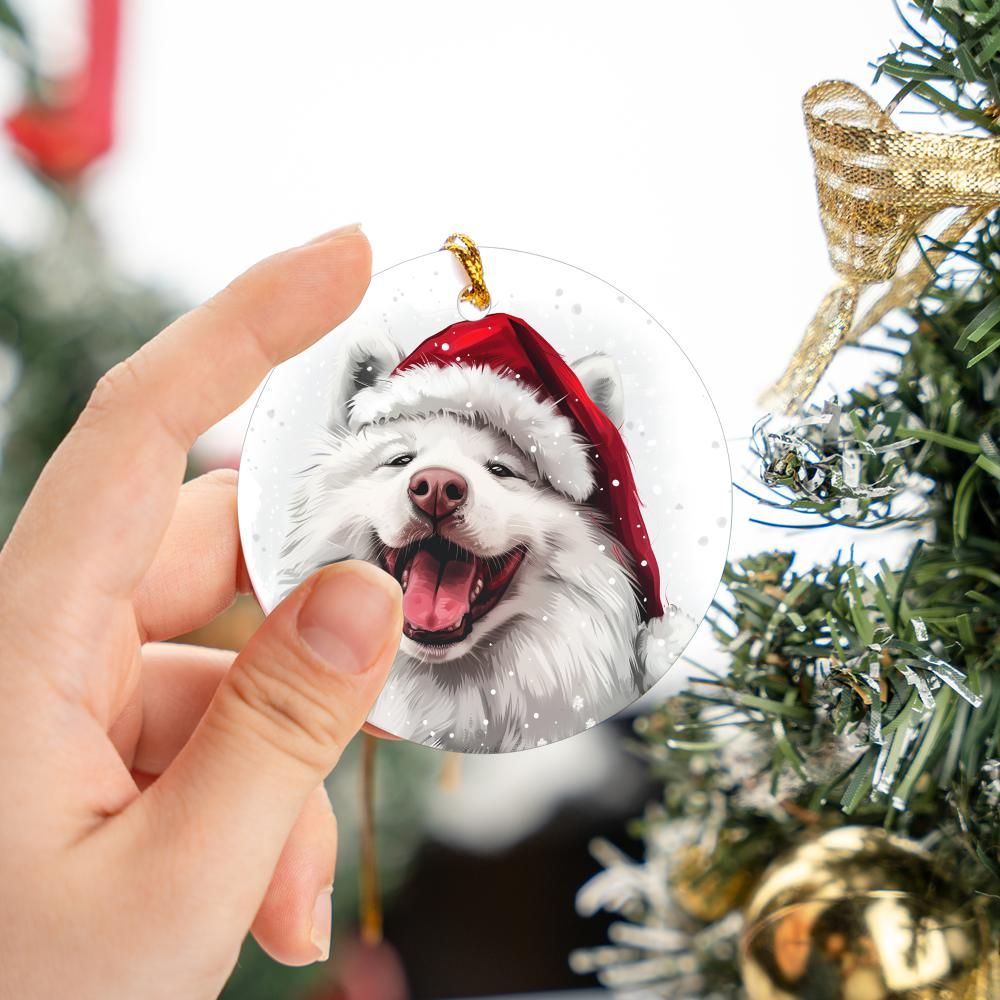 Samoyed-1 Christmas Ornament