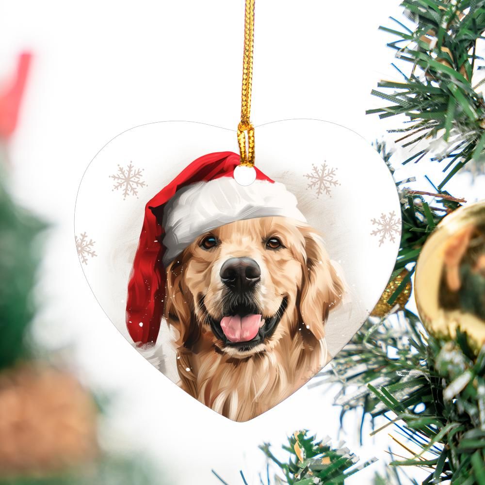 Golden-Retreiver-2 Christmas Ornament