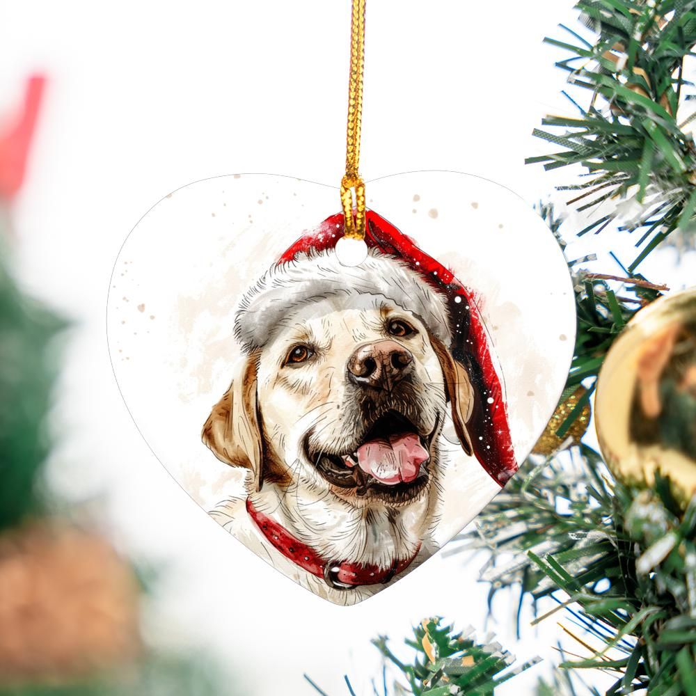 Labrador-Retriever-2 Christmas Ornament