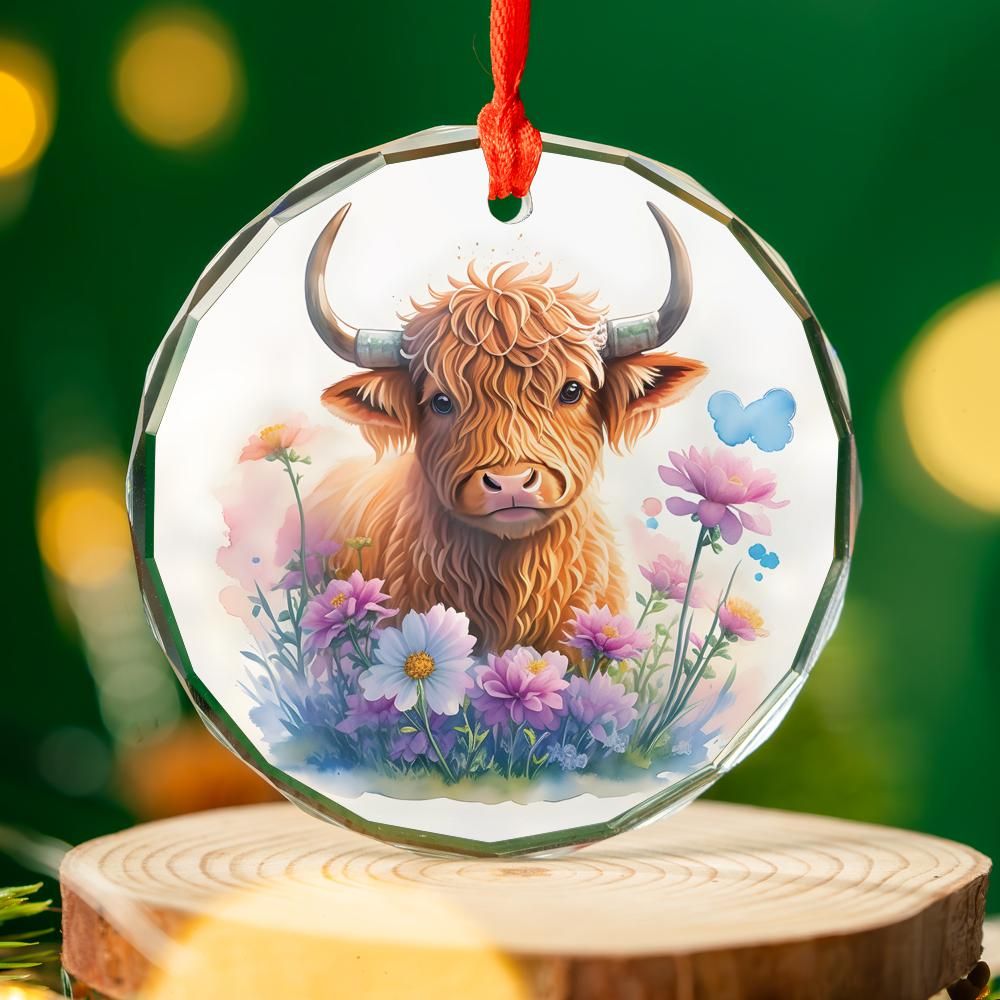 Christmas Ornament Highland Cow Baby (2)