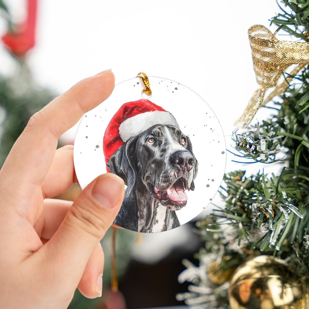 Great-Dane-10 Christmas Ornament