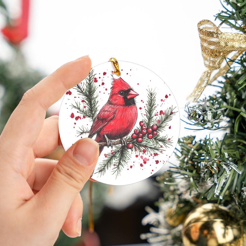 Cardinal Christmas Ornament 12