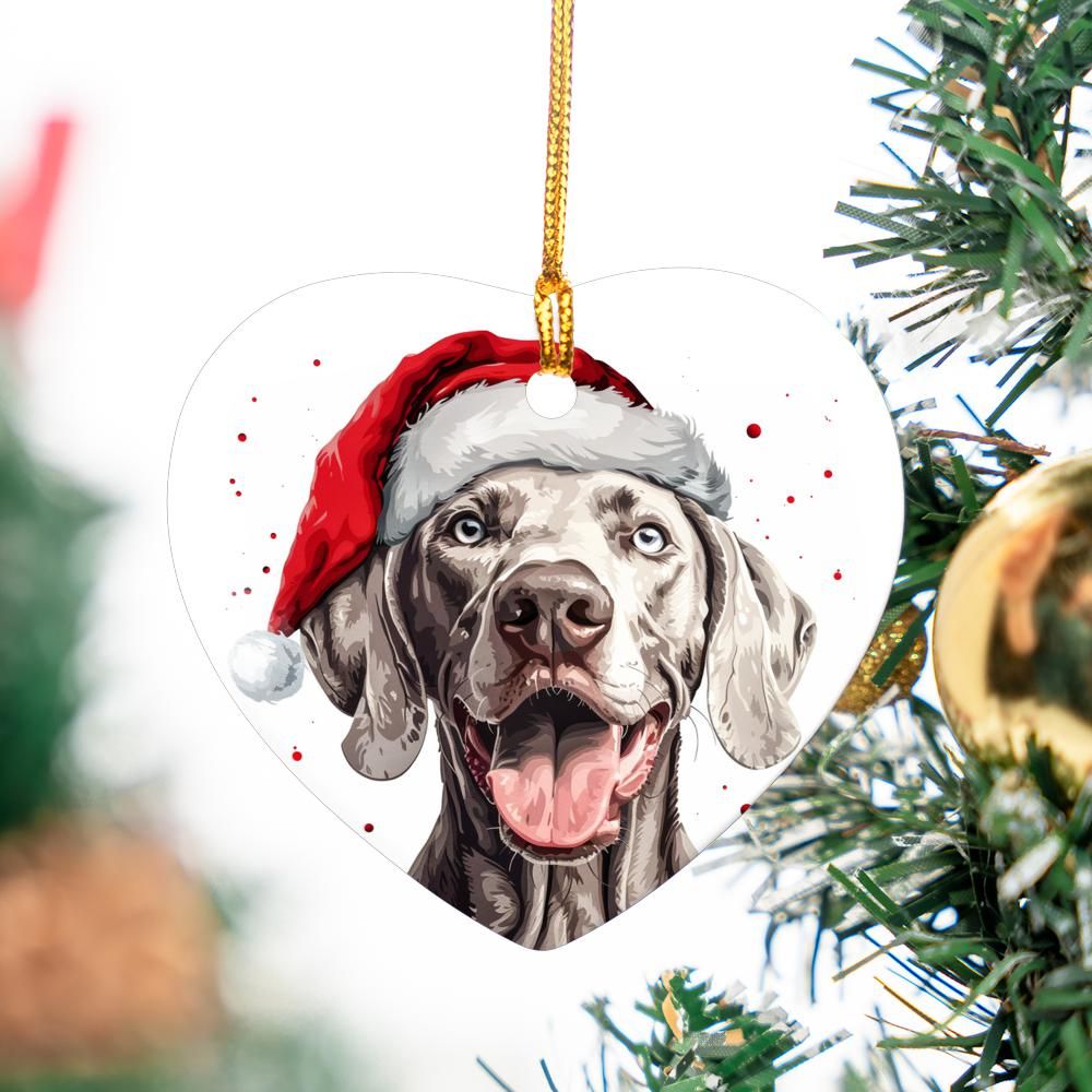 Weimaraner-1 Christmas Ornament