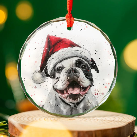 American-Bulldogdog-2 Christmas Ornament