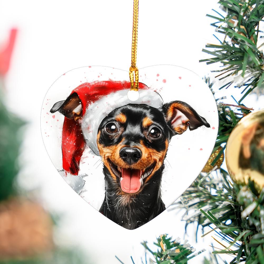 Mini-Pinscher-2 Christmas Ornament