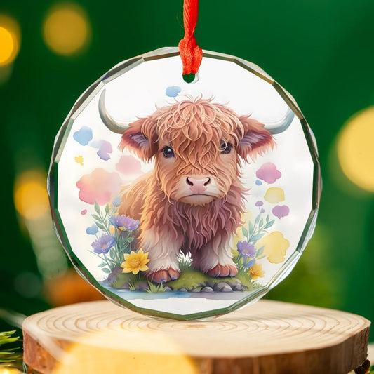 Christmas Ornament Highland Cow Baby (1)