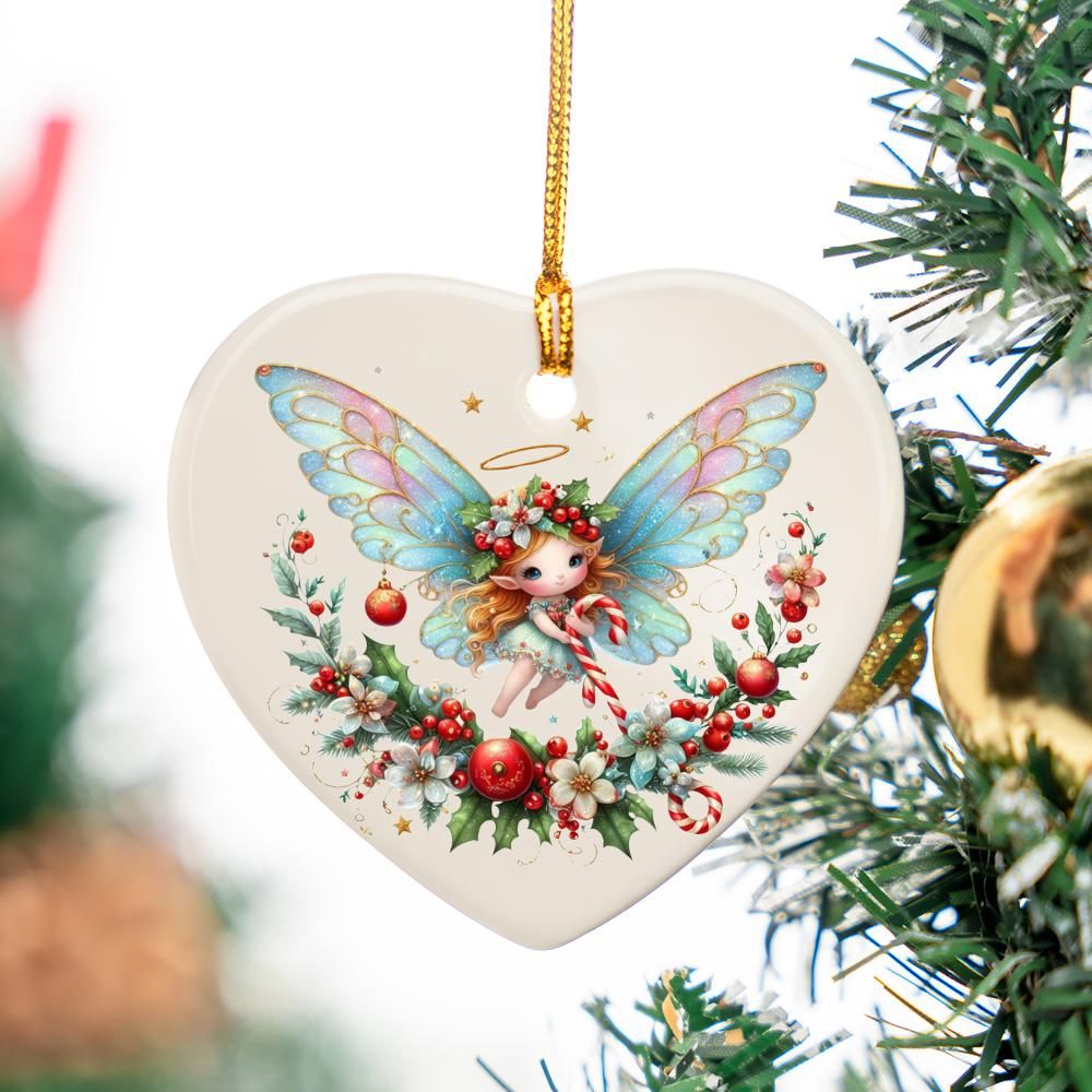 Pastel Fairy 10 Christmas Ornament