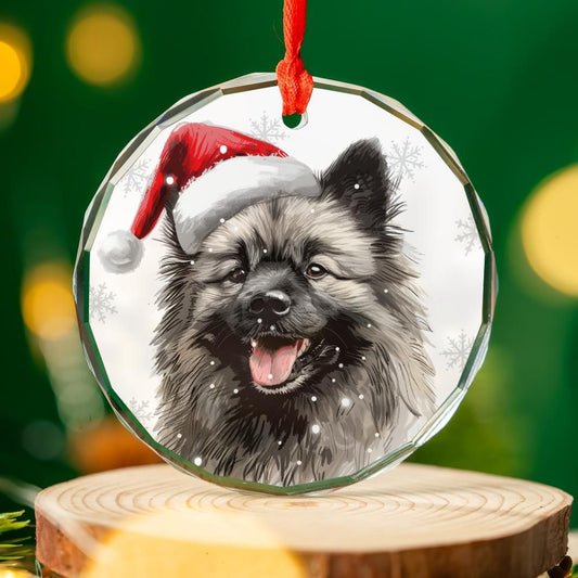 Keeshond-1 Christmas Ornament