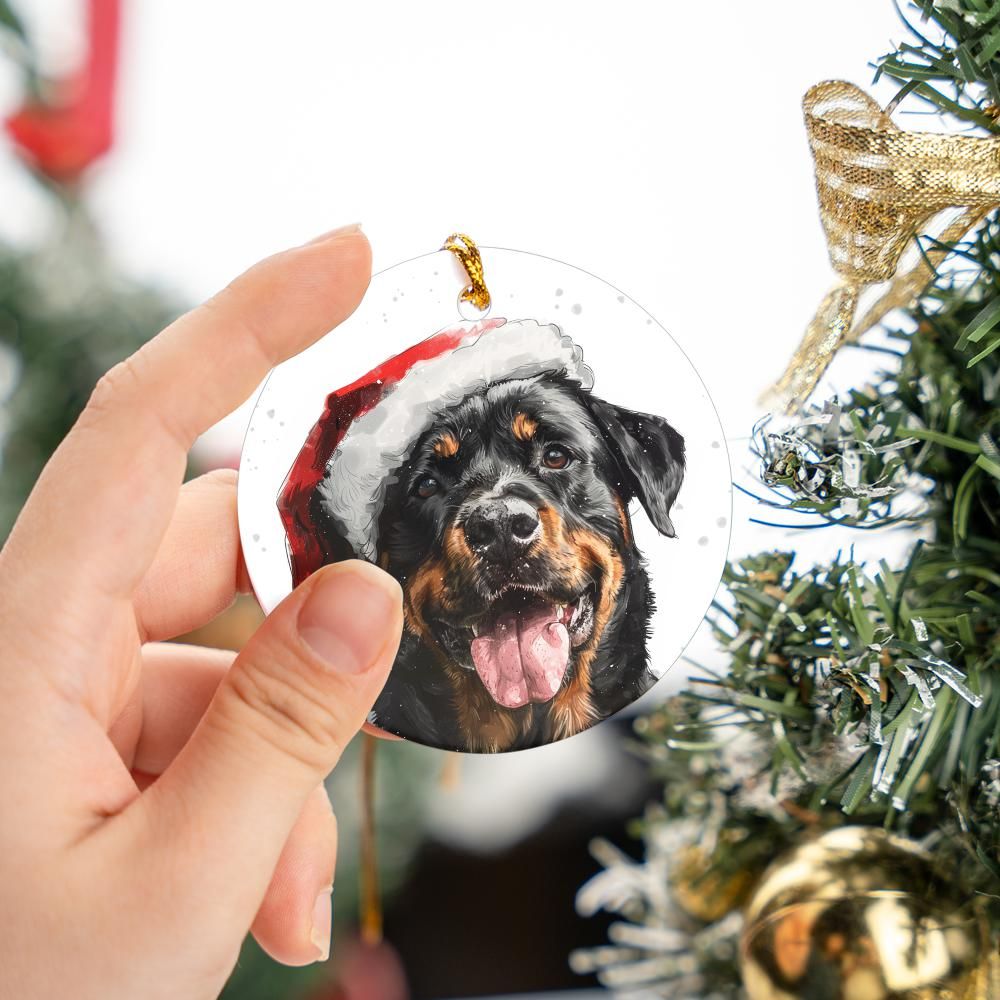 Rottweiler-1 Christmas Ornament