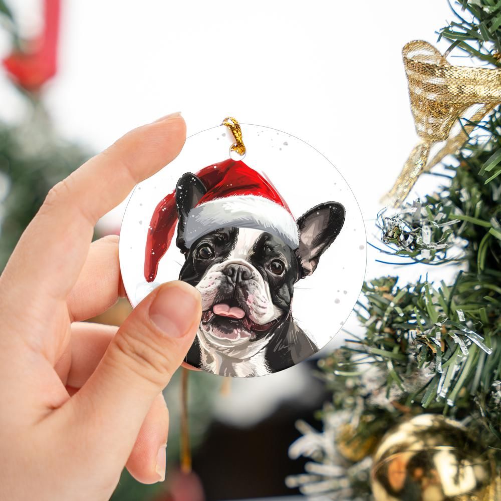 French-Bulldog-1 Christmas Ornament