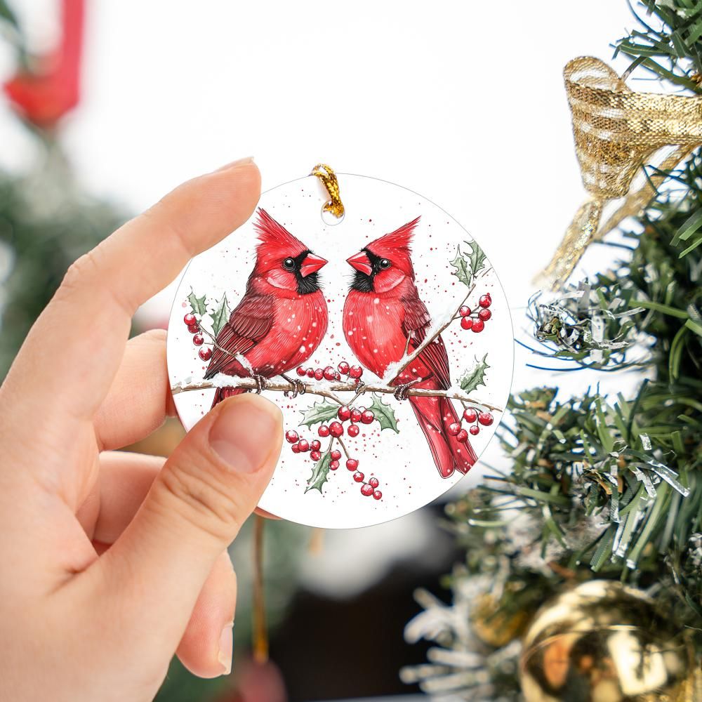 Cardinal Christmas Ornament 13