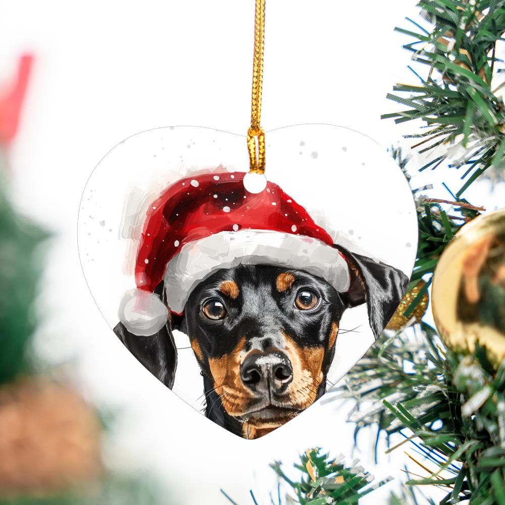 German-Pinscher-1 Christmas Ornament