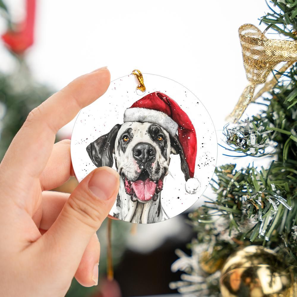 Great-Dane-2 Christmas Ornament