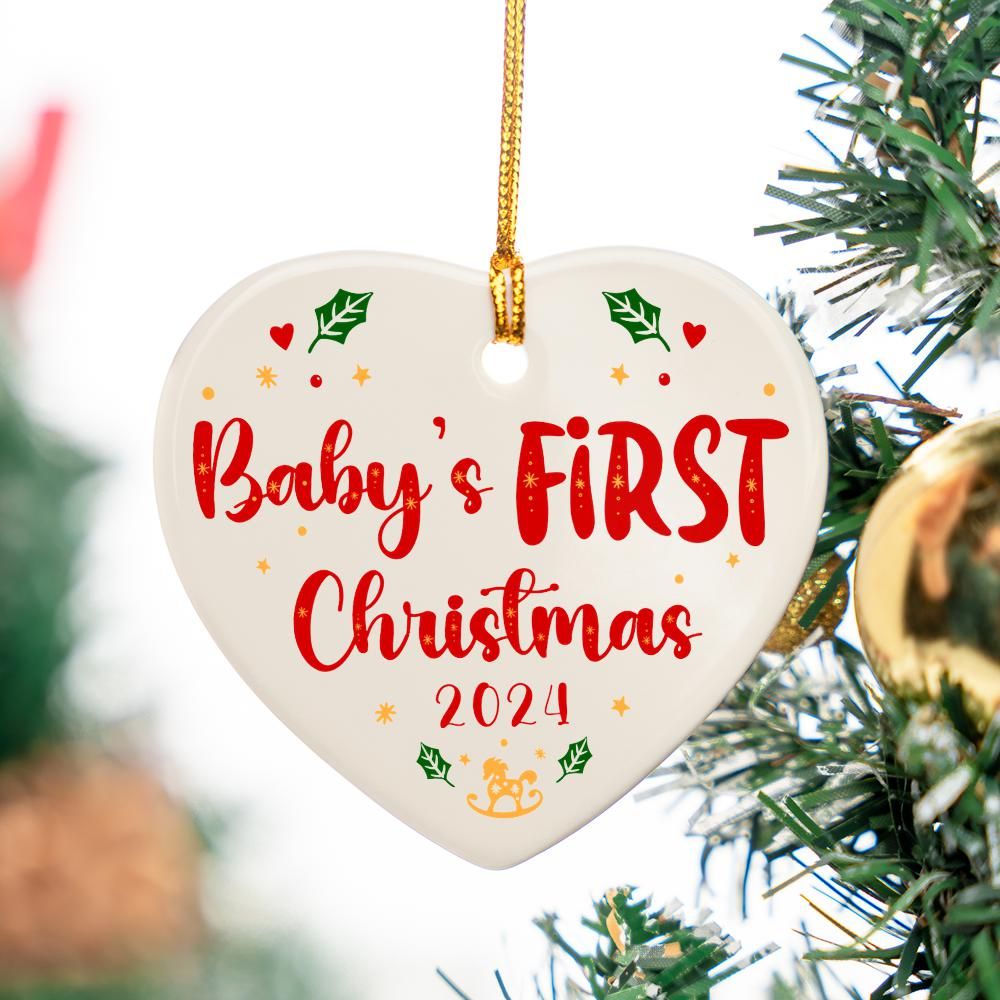 Christmas Ornament - Baby's first Christmas