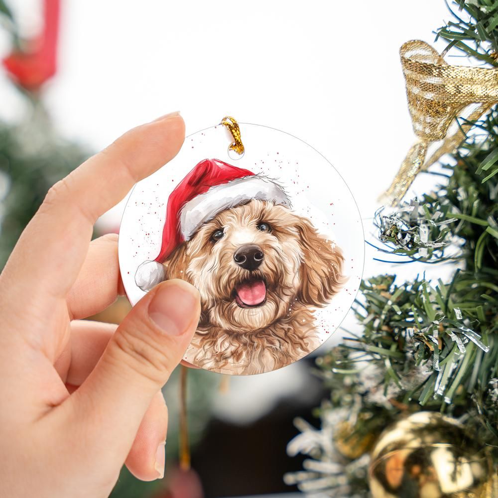 Goldendoodle-1 (1) Christmas Ornament