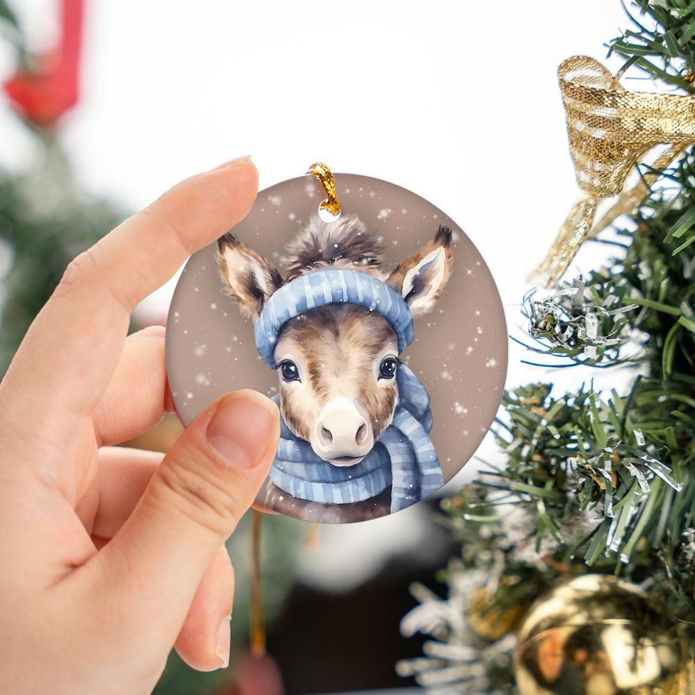 Christmas Ornament Donkey