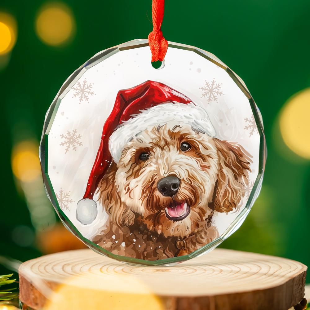 Goldendoodle-2 Christmas Ornament