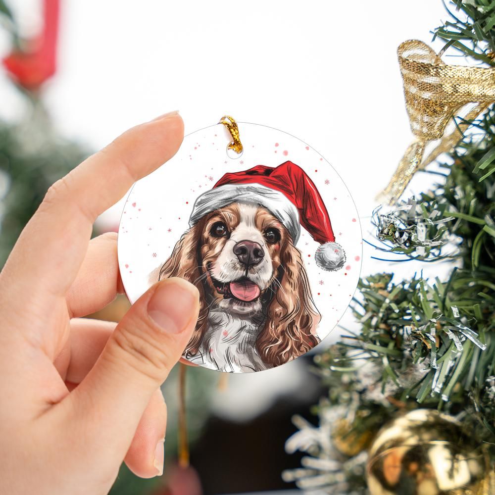 Cocer-Spaniel-2 Christmas Ornament